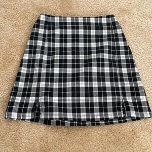 plaid brandy melville skirt